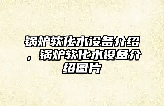 鍋爐軟化水設(shè)備介紹，鍋爐軟化水設(shè)備介紹圖片