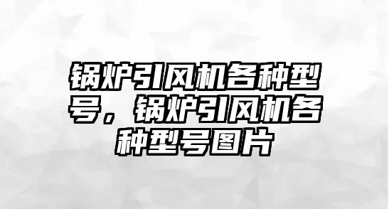鍋爐引風(fēng)機(jī)各種型號(hào)，鍋爐引風(fēng)機(jī)各種型號(hào)圖片
