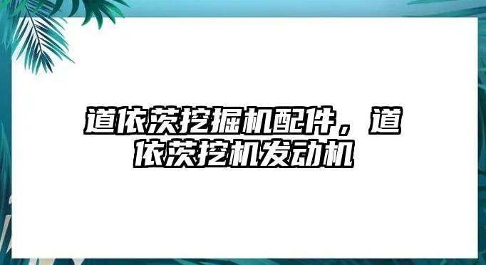 道依茨挖掘機(jī)配件，道依茨挖機(jī)發(fā)動(dòng)機(jī)