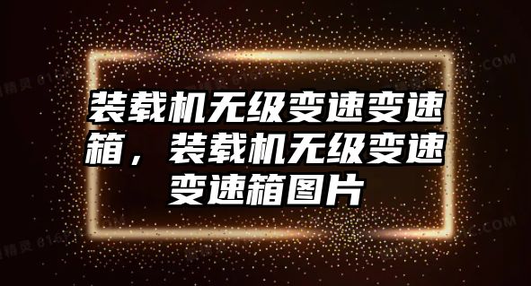 裝載機(jī)無(wú)級(jí)變速變速箱，裝載機(jī)無(wú)級(jí)變速變速箱圖片
