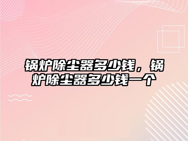 鍋爐除塵器多少錢，鍋爐除塵器多少錢一個(gè)