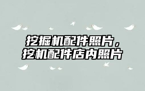 挖掘機(jī)配件照片，挖機(jī)配件店內(nèi)照片