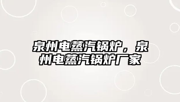 泉州電蒸汽鍋爐，泉州電蒸汽鍋爐廠家