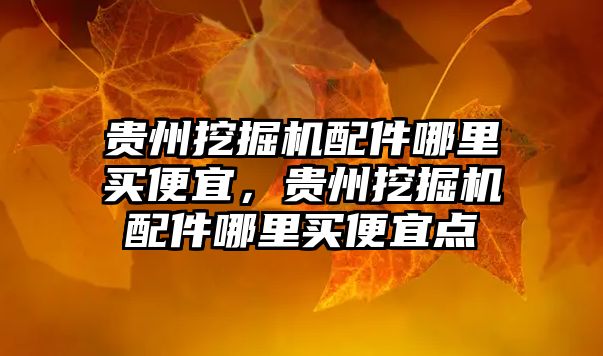 貴州挖掘機(jī)配件哪里買便宜，貴州挖掘機(jī)配件哪里買便宜點(diǎn)