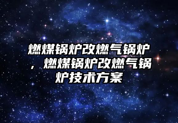 燃煤鍋爐改燃?xì)忮仩t，燃煤鍋爐改燃?xì)忮仩t技術(shù)方案