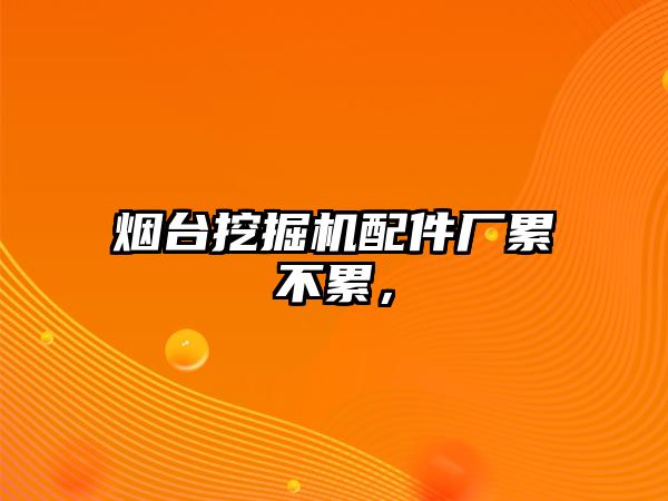 煙臺(tái)挖掘機(jī)配件廠累不累，