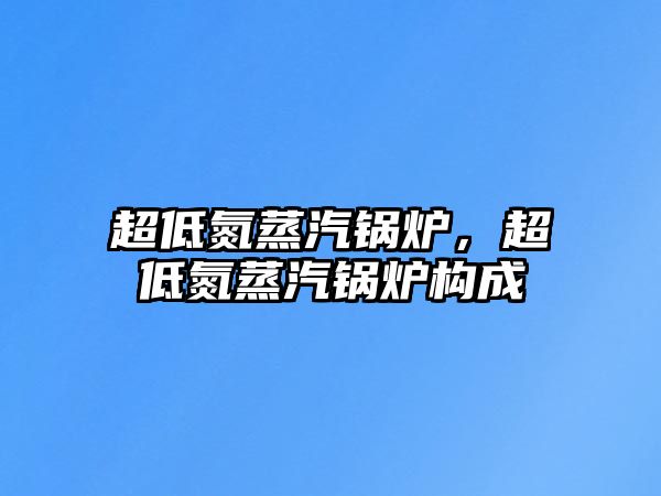 超低氮蒸汽鍋爐，超低氮蒸汽鍋爐構成