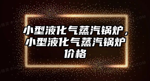小型液化氣蒸汽鍋爐，小型液化氣蒸汽鍋爐價格