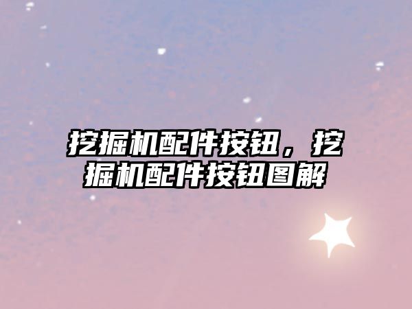 挖掘機(jī)配件按鈕，挖掘機(jī)配件按鈕圖解