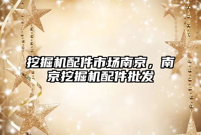 挖掘機配件市場南京，南京挖掘機配件批發(fā)