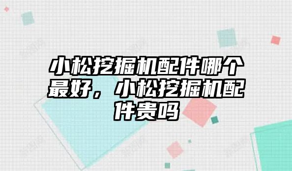 小松挖掘機(jī)配件哪個(gè)最好，小松挖掘機(jī)配件貴嗎