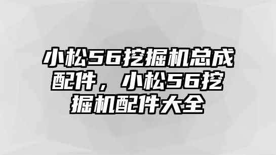 小松56挖掘機(jī)總成配件，小松56挖掘機(jī)配件大全