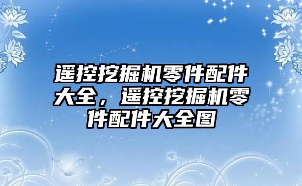 遙控挖掘機(jī)零件配件大全，遙控挖掘機(jī)零件配件大全圖