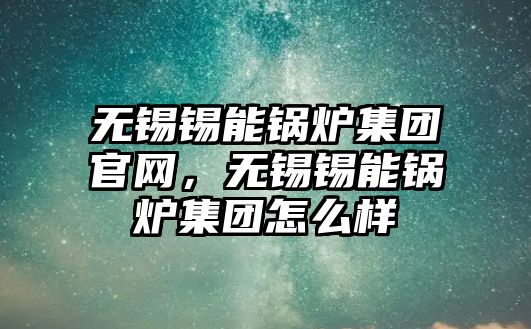無錫錫能鍋爐集團(tuán)官網(wǎng)，無錫錫能鍋爐集團(tuán)怎么樣