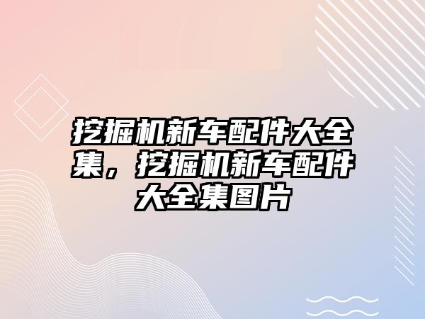 挖掘機(jī)新車配件大全集，挖掘機(jī)新車配件大全集圖片