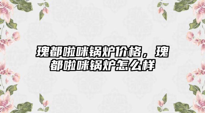 瑰都啦咪鍋爐價(jià)格，瑰都啦咪鍋爐怎么樣