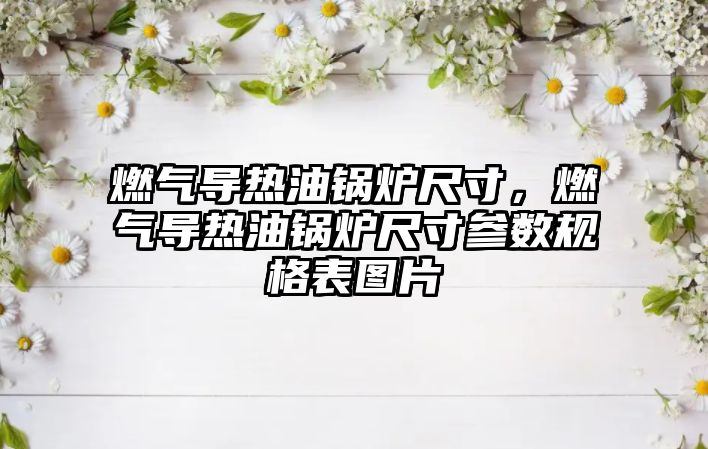 燃?xì)鈱?dǎo)熱油鍋爐尺寸，燃?xì)鈱?dǎo)熱油鍋爐尺寸參數(shù)規(guī)格表圖片