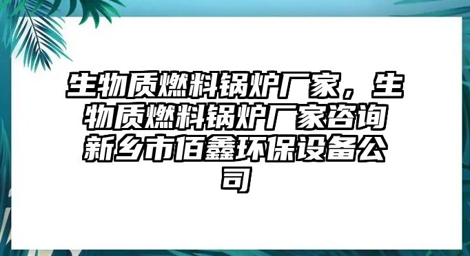生物質(zhì)燃料鍋爐廠家，生物質(zhì)燃料鍋爐廠家咨詢新鄉(xiāng)市佰鑫環(huán)保設備公司
