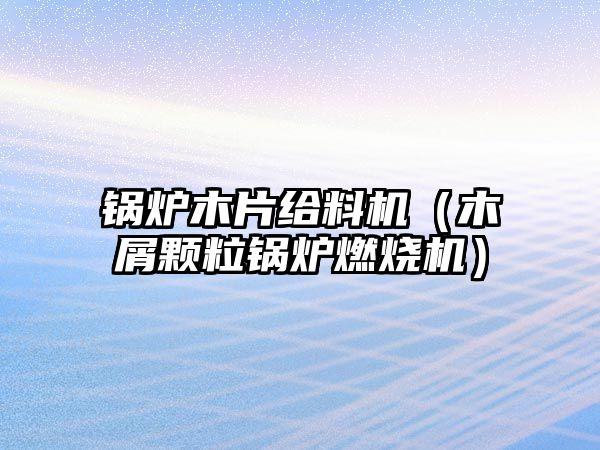 鍋爐木片給料機(jī)（木屑顆粒鍋爐燃燒機(jī)）