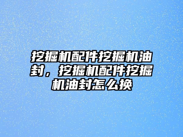 挖掘機(jī)配件挖掘機(jī)油封，挖掘機(jī)配件挖掘機(jī)油封怎么換