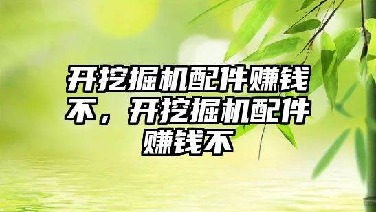 開(kāi)挖掘機(jī)配件賺錢(qián)不，開(kāi)挖掘機(jī)配件賺錢(qián)不