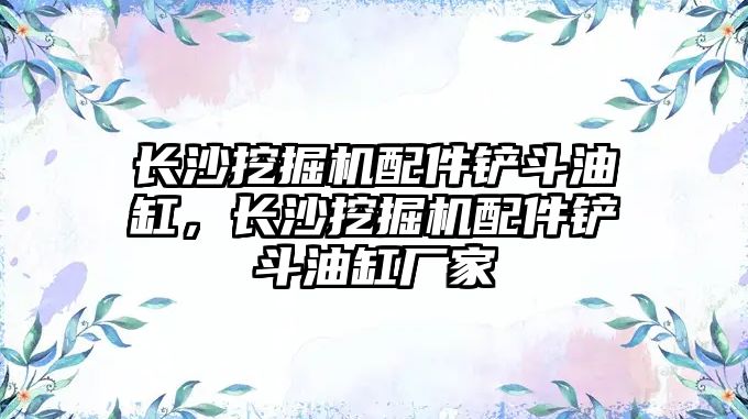 長沙挖掘機(jī)配件鏟斗油缸，長沙挖掘機(jī)配件鏟斗油缸廠家