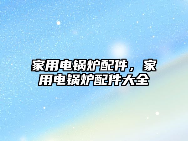 家用電鍋爐配件，家用電鍋爐配件大全