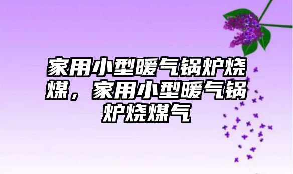 家用小型暖氣鍋爐燒煤，家用小型暖氣鍋爐燒煤氣