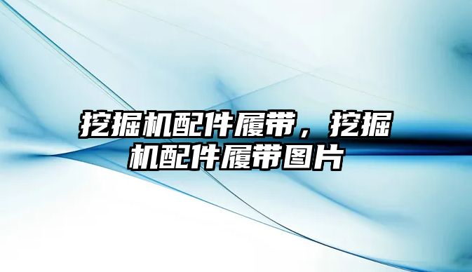 挖掘機配件履帶，挖掘機配件履帶圖片