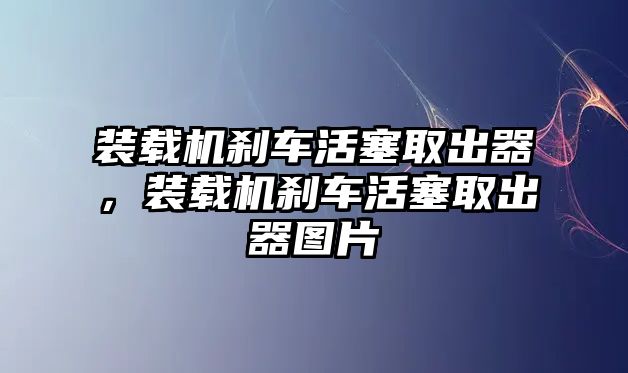 裝載機(jī)剎車活塞取出器，裝載機(jī)剎車活塞取出器圖片