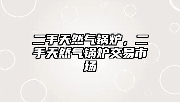 二手天然氣鍋爐，二手天然氣鍋爐交易市場(chǎng)