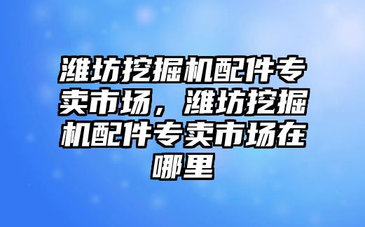 濰坊挖掘機配件專賣市場，濰坊挖掘機配件專賣市場在哪里