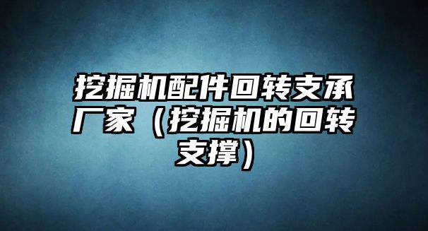 挖掘機(jī)配件回轉(zhuǎn)支承廠家（挖掘機(jī)的回轉(zhuǎn)支撐）