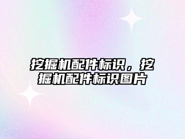 挖掘機(jī)配件標(biāo)識(shí)，挖掘機(jī)配件標(biāo)識(shí)圖片