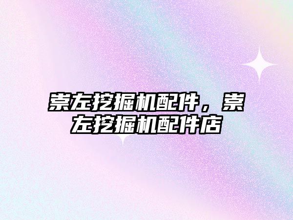 崇左挖掘機(jī)配件，崇左挖掘機(jī)配件店