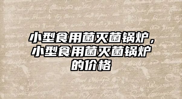 小型食用菌滅菌鍋爐，小型食用菌滅菌鍋爐的價(jià)格