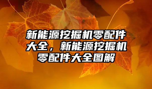 新能源挖掘機(jī)零配件大全，新能源挖掘機(jī)零配件大全圖解