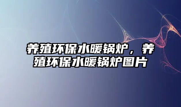 養(yǎng)殖環(huán)保水暖鍋爐，養(yǎng)殖環(huán)保水暖鍋爐圖片