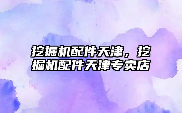 挖掘機配件天津，挖掘機配件天津專賣店