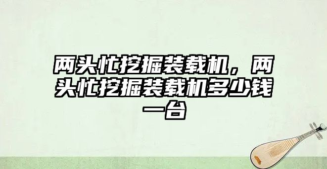 兩頭忙挖掘裝載機(jī)，兩頭忙挖掘裝載機(jī)多少錢一臺(tái)