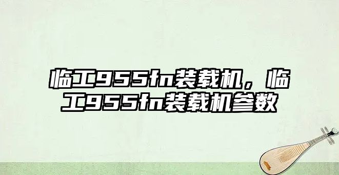 臨工955fn裝載機，臨工955fn裝載機參數(shù)