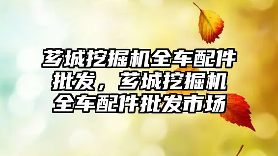 薌城挖掘機(jī)全車配件批發(fā)，薌城挖掘機(jī)全車配件批發(fā)市場