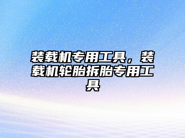 裝載機(jī)專用工具，裝載機(jī)輪胎拆胎專用工具