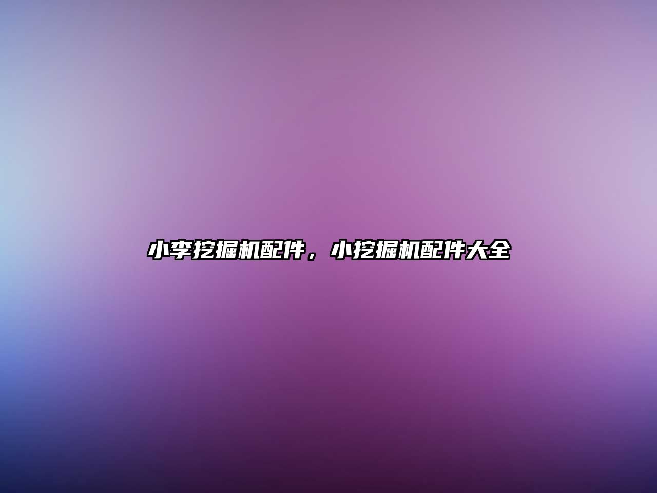 小李挖掘機(jī)配件，小挖掘機(jī)配件大全