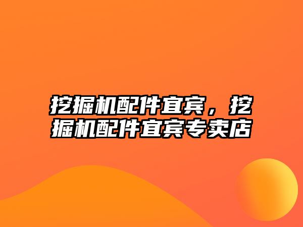 挖掘機(jī)配件宜賓，挖掘機(jī)配件宜賓專賣店