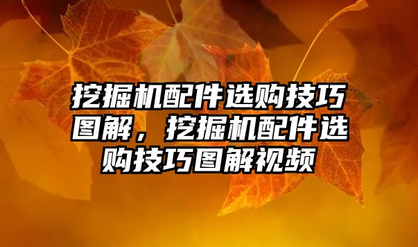 挖掘機(jī)配件選購(gòu)技巧圖解，挖掘機(jī)配件選購(gòu)技巧圖解視頻
