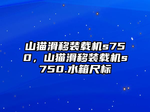 山貓滑移裝載機(jī)s750，山貓滑移裝載機(jī)s750.水箱尺標(biāo)