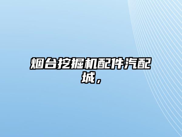 煙臺挖掘機(jī)配件汽配城，