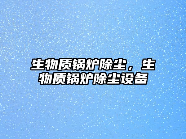 生物質(zhì)鍋爐除塵，生物質(zhì)鍋爐除塵設(shè)備