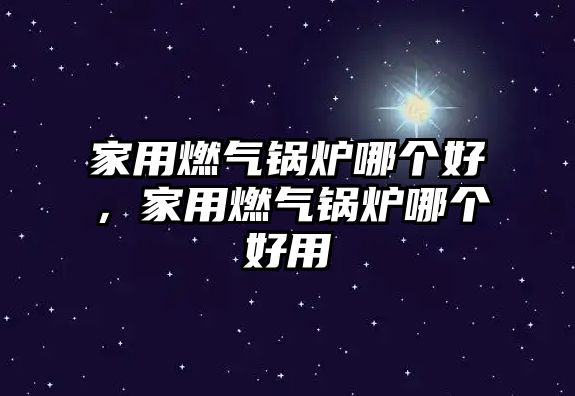 家用燃?xì)忮仩t哪個好，家用燃?xì)忮仩t哪個好用